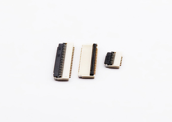 Back flip connector and easy on R/A type  0.3  pitch   with LCP, White, 4-60PIN  for PCB board