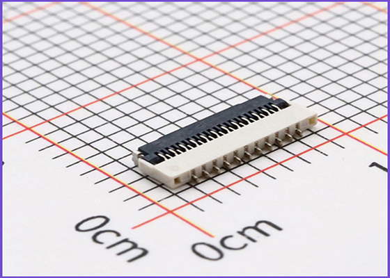 Back flip connector and easy on R/A type  0.3  pitch   with LCP, White, 4-60PIN  for PCB board