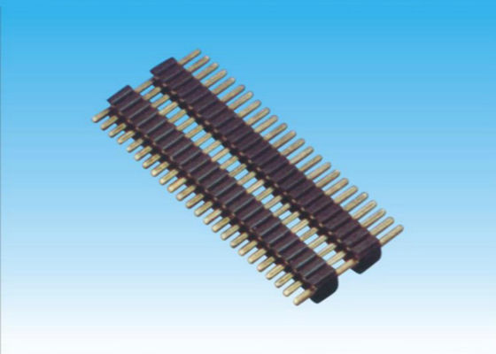 1.0mm Pitch Dual Plastic PCB Header Connector 600V AC/Min Withstand Voltage