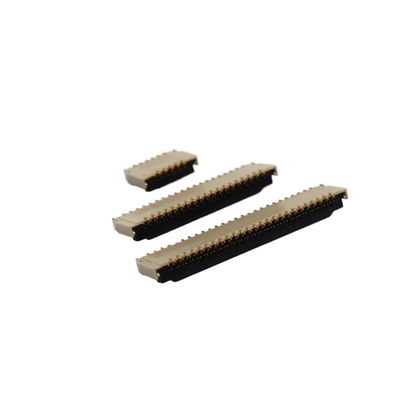 FPC/FFC-connector 0,3 mm pitch voorste stekker achterste slot zachte rij stopcontact hoogte 1,0 mm 9/13/41/71P