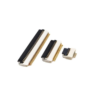 FPC/FFC Connector 0,5 mm Pitch 0510 Flip Flop Lower Connection Flexible Row Socket Height 1.0MM4-12-50P