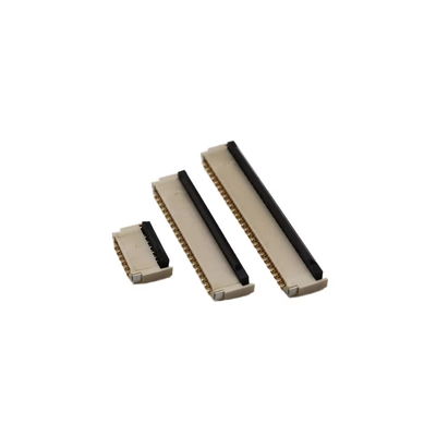FPC/FFC-connector 0,5 mm toonhoogte voorinvoeging achtervergrendeling zachte rij stopcontacthoogte 1,0 mm 4/12/30/50P