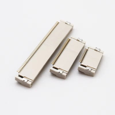 FPC/FFC-connector 0,5 mm pitch voorste stekker achterste vergrendeling Flexible rij stopcontact hoogte 2,0 mm 4/12/40/60P