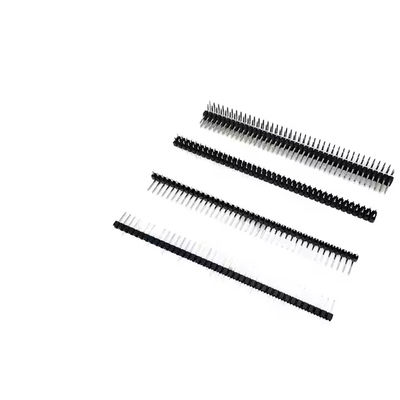 2.54 Pitch Single Double Row Pin Connector 180/90 Graden Verticaal Horizontaal Pogopin Socket Spring Vinger voor PCB-toepassingen