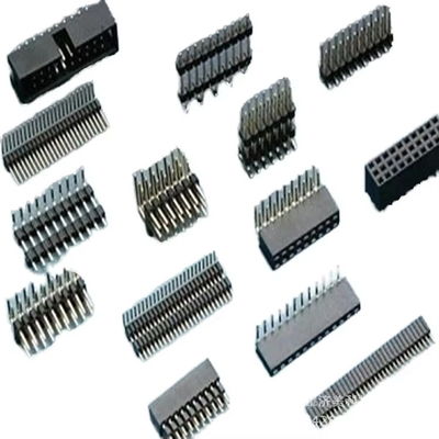 Vervaardigers 90 Grade Bent Pin Header Vrouwelijke Header1.0~1.27~2.54 Pitch Single Row Double Board Board Mezzanine Connectors